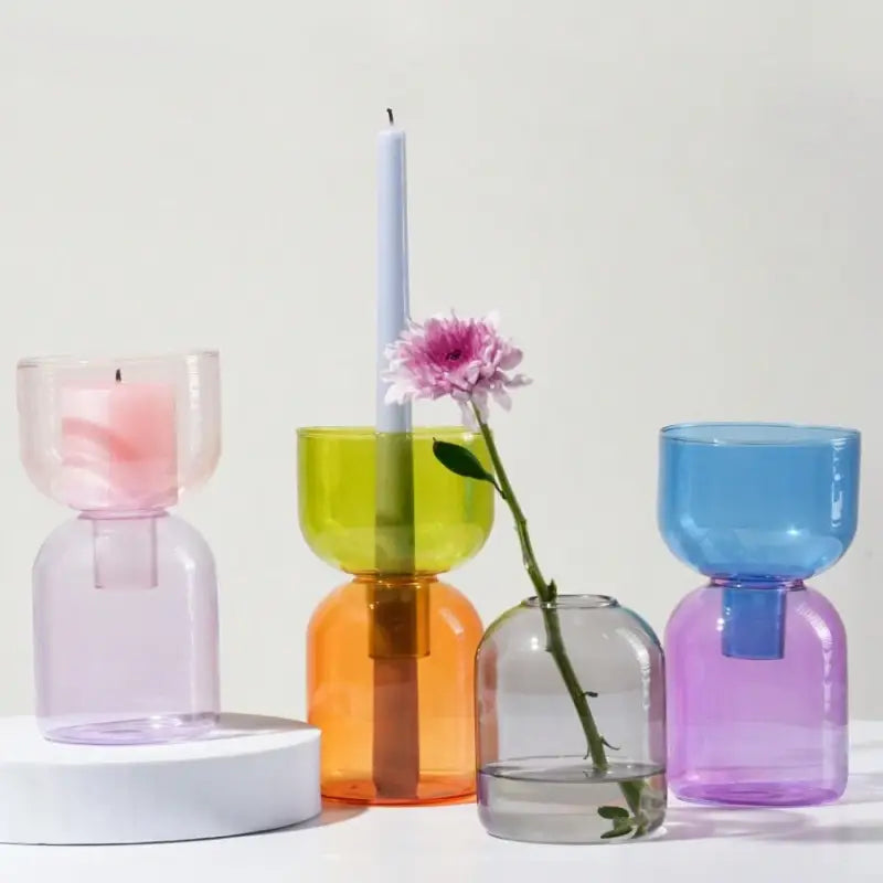 Unique eco-friendly bottle candle holder for stylish room décor