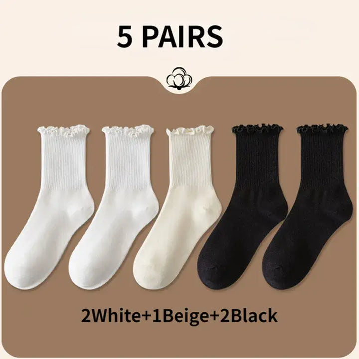 Breathable middle tube socks y2k - 4 / eur 35-39