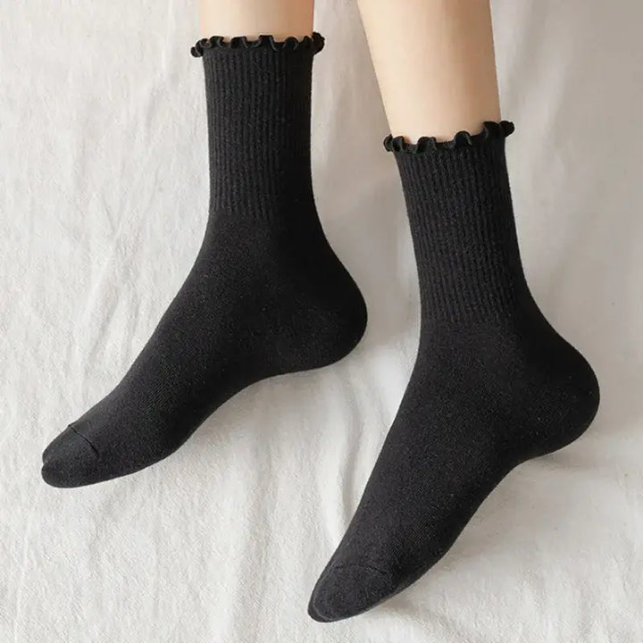 Breathable middle tube socks y2k