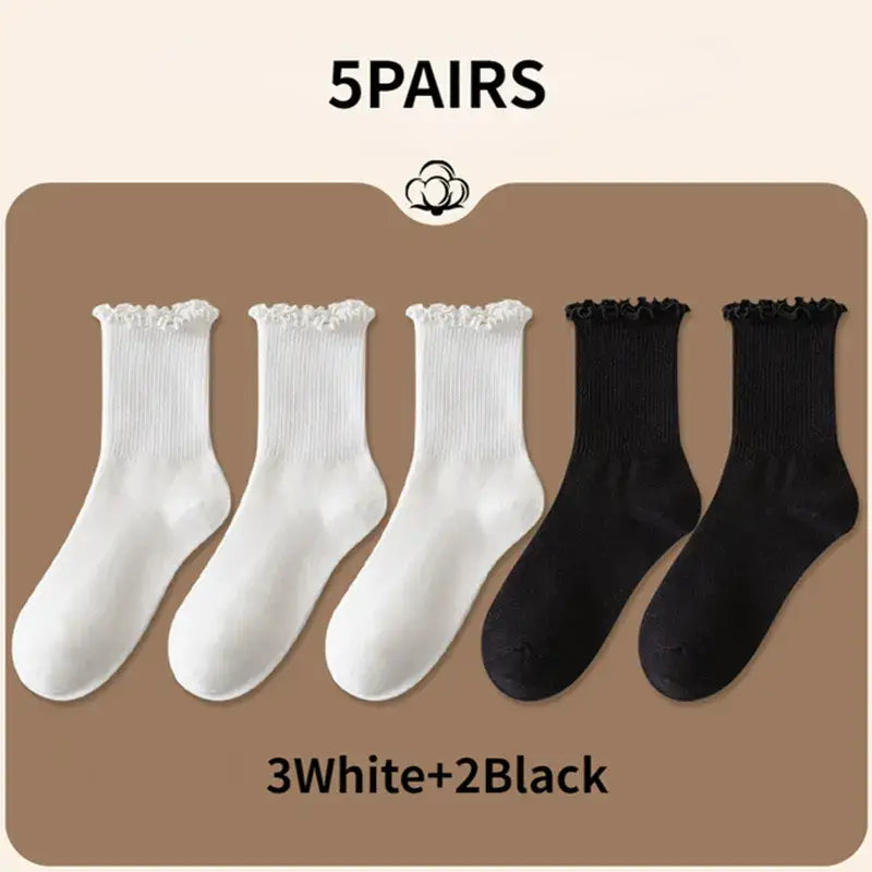 Breathable middle tube socks y2k - 7 / eur 35-39