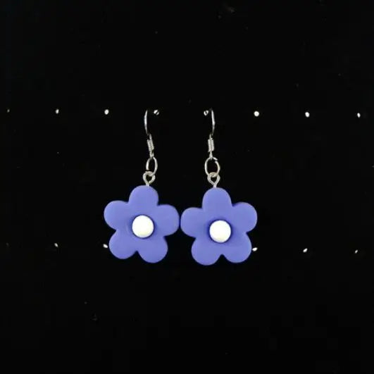 Brighter daze flower earrings - earrings