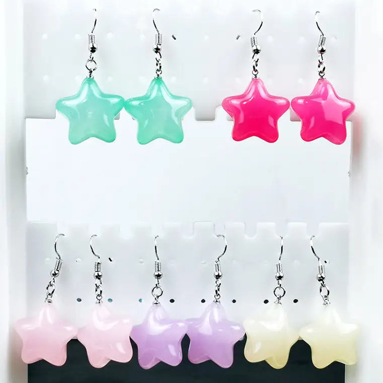 Candy star earrings - earrings