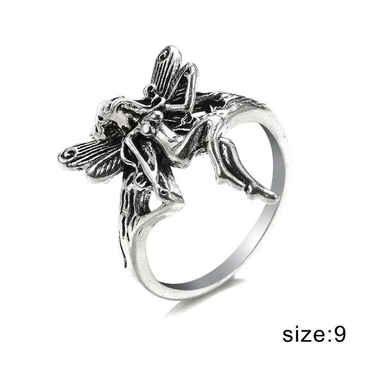 Carved vintage rings collection y2k - 9