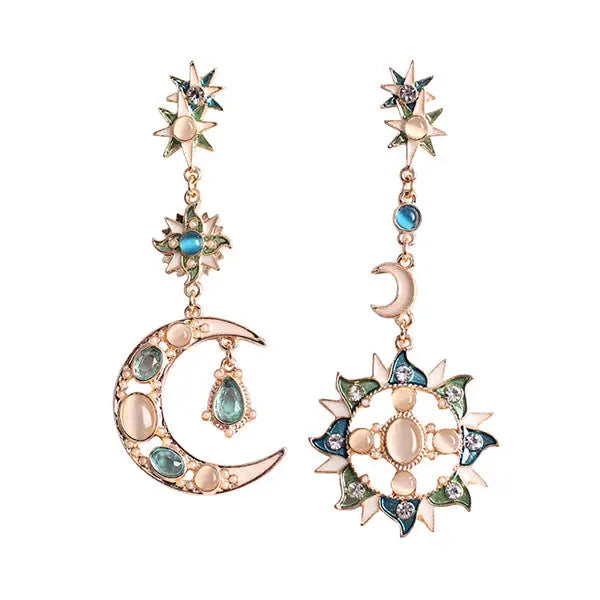 Celestial supernova drop earrings - standart - earrings