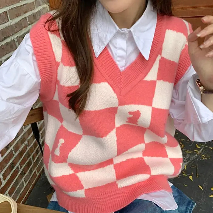 Chess board vest