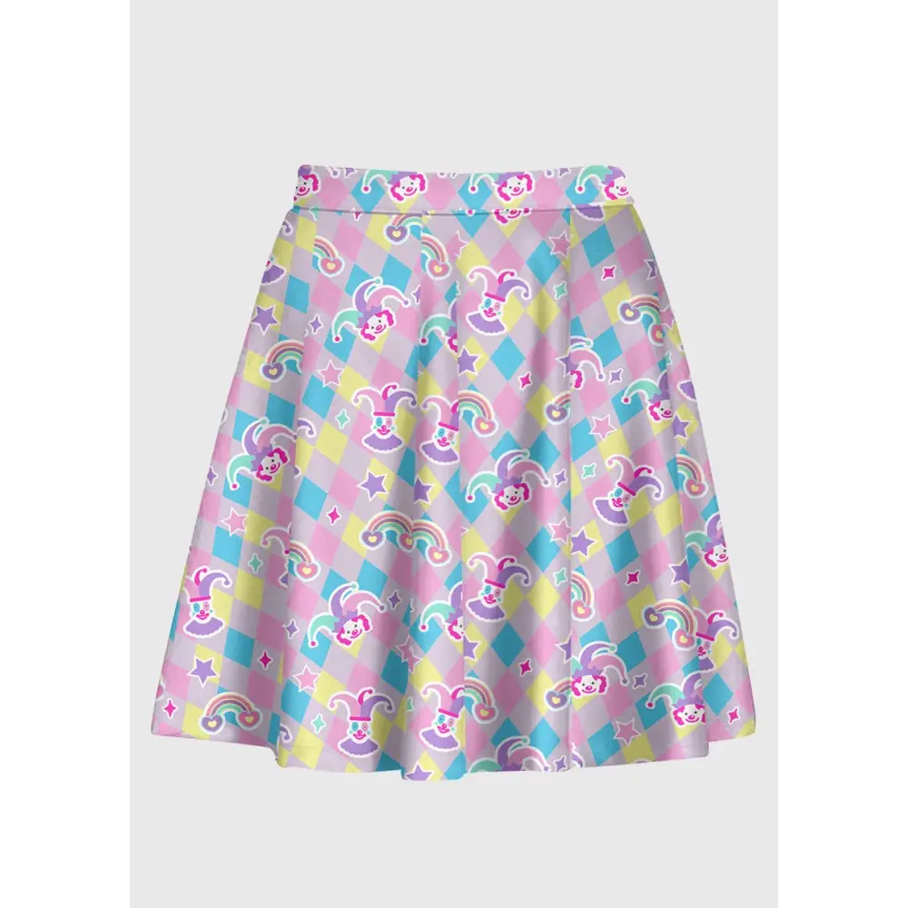 Clown kei pastel skirt for a playful and whimsical look - s-l