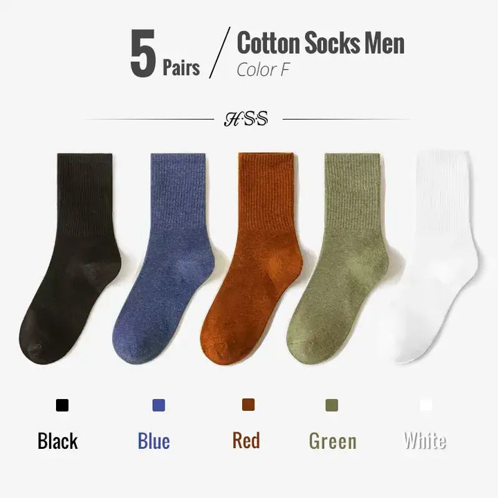 Combed colorful breathable socks y2k - colorf / eu39-45(us6-11)