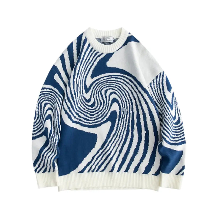 Confused 400gsm sweater y2k - blue / m