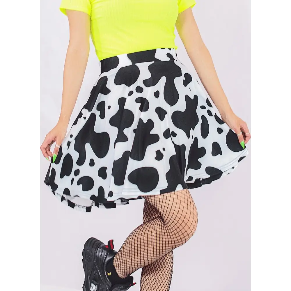 Cow pattern skirt - xsmall-large - women skirts