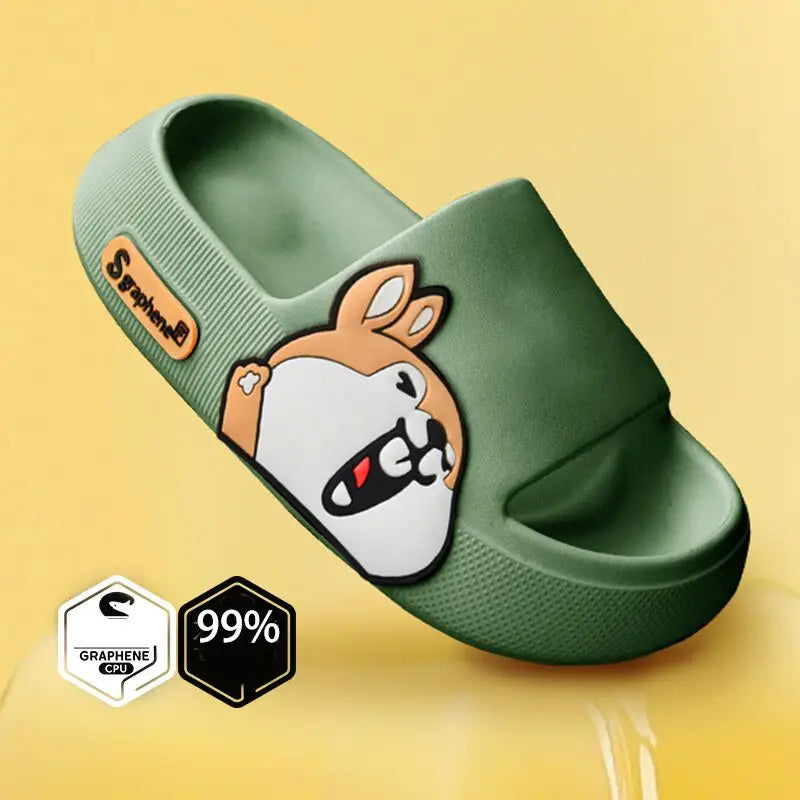 Y2k cute animal slippers for trendy streetwear style