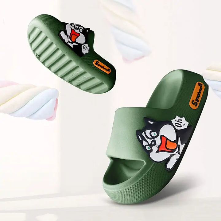 Y2k cute animal slippers for trendy streetwear style