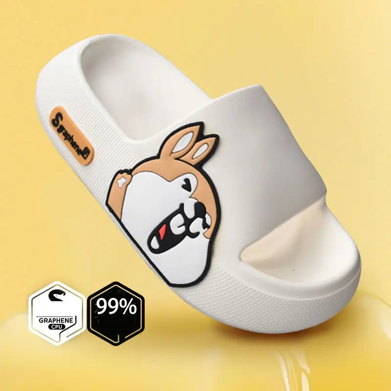 Y2k cute animal slippers for trendy streetwear style - beige squirrel / 36/37 (insole 23.5cm)