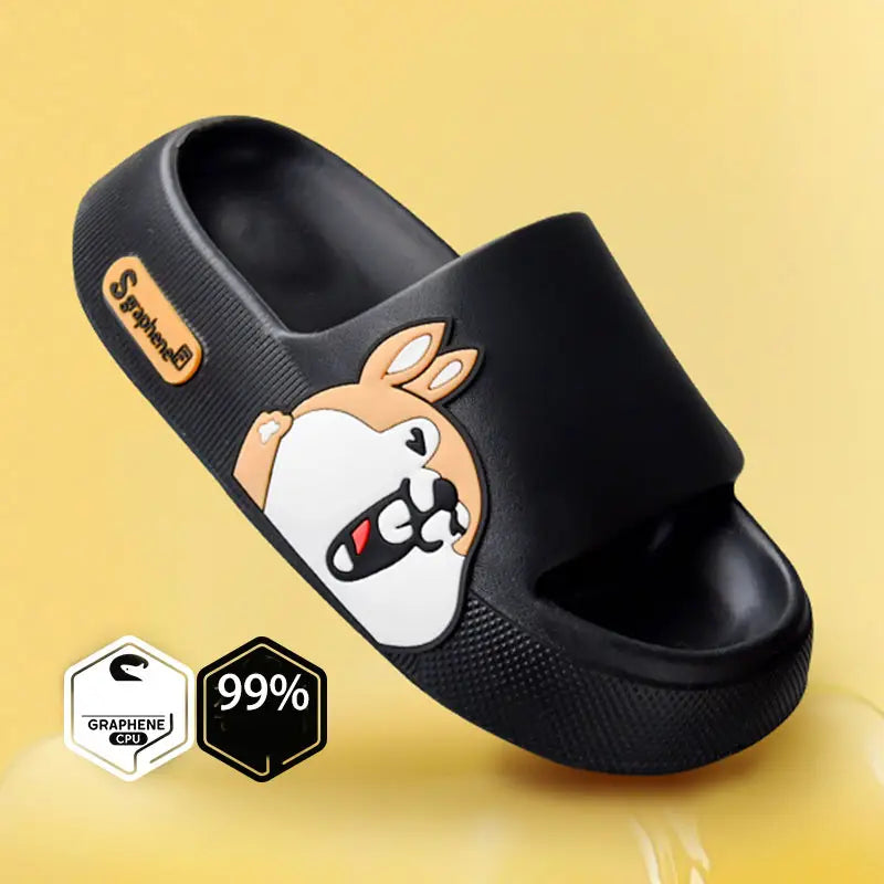 Y2k cute animal slippers for trendy streetwear style - black squirrel / 36/37 (insole 23.5cm)