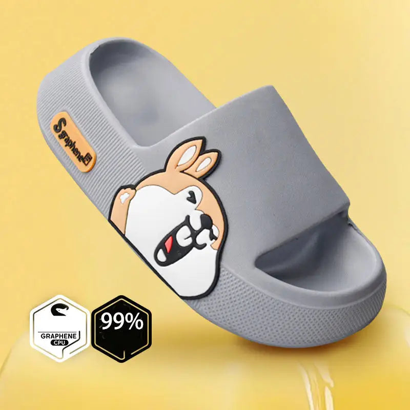 Y2k cute animal slippers for trendy streetwear style - gray squirrel / 36/37 (insole 23.5cm)