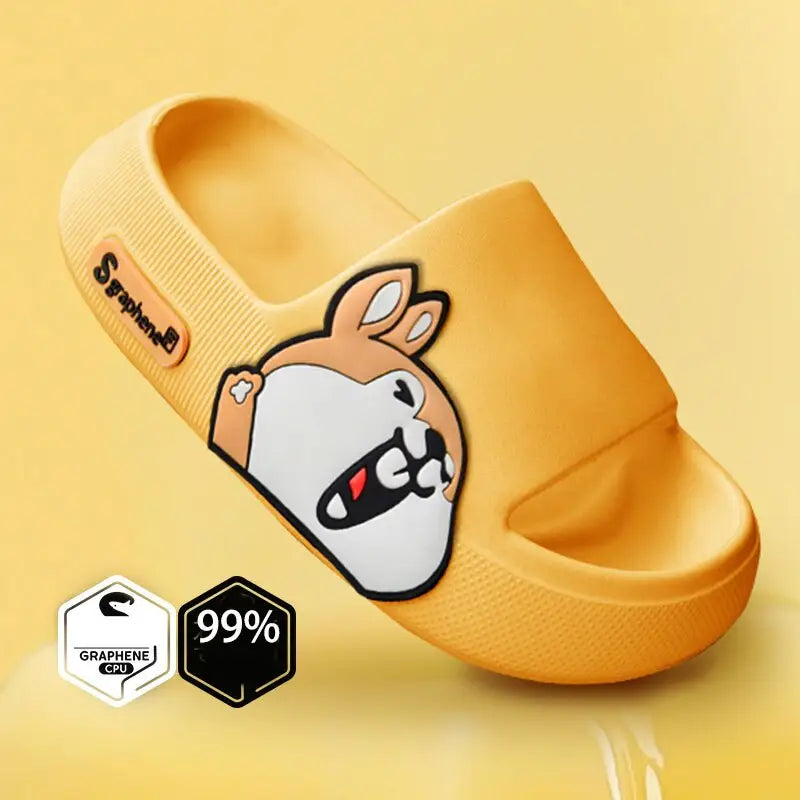 Y2k cute animal slippers for trendy streetwear style - yellow squirrel / 36/37 (insole 23.5cm)