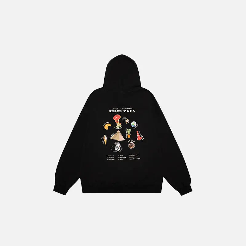 Daily life hoodie y2k - black / m - hoodies