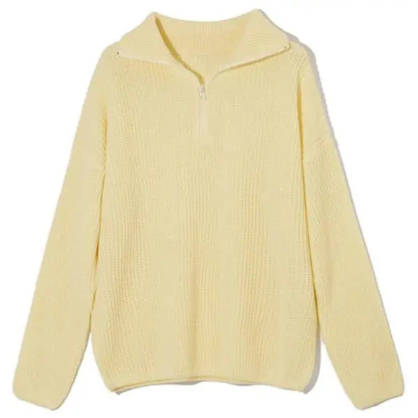 Danish pastel zip up jumper - sweater