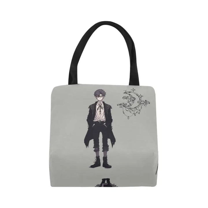 Dark academia sun and moon sign tote bag - canvas (1657)