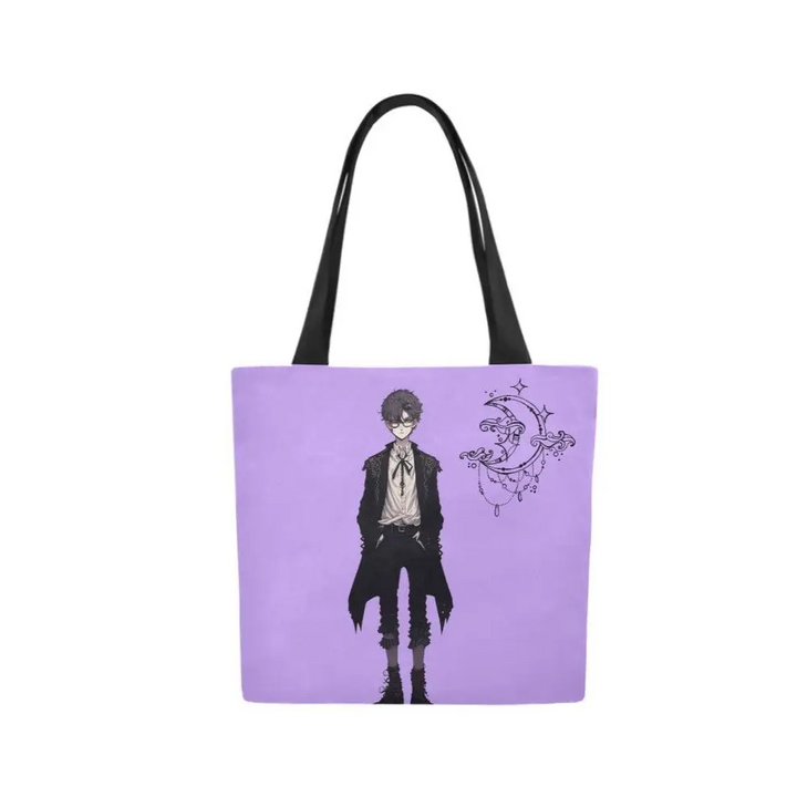 Dark academia sun and moon sign tote bag - canvas (1657)