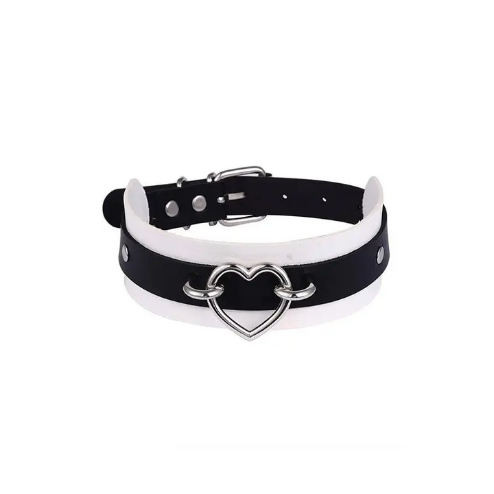 Y2k punk moon choker necklace for party wear - one size