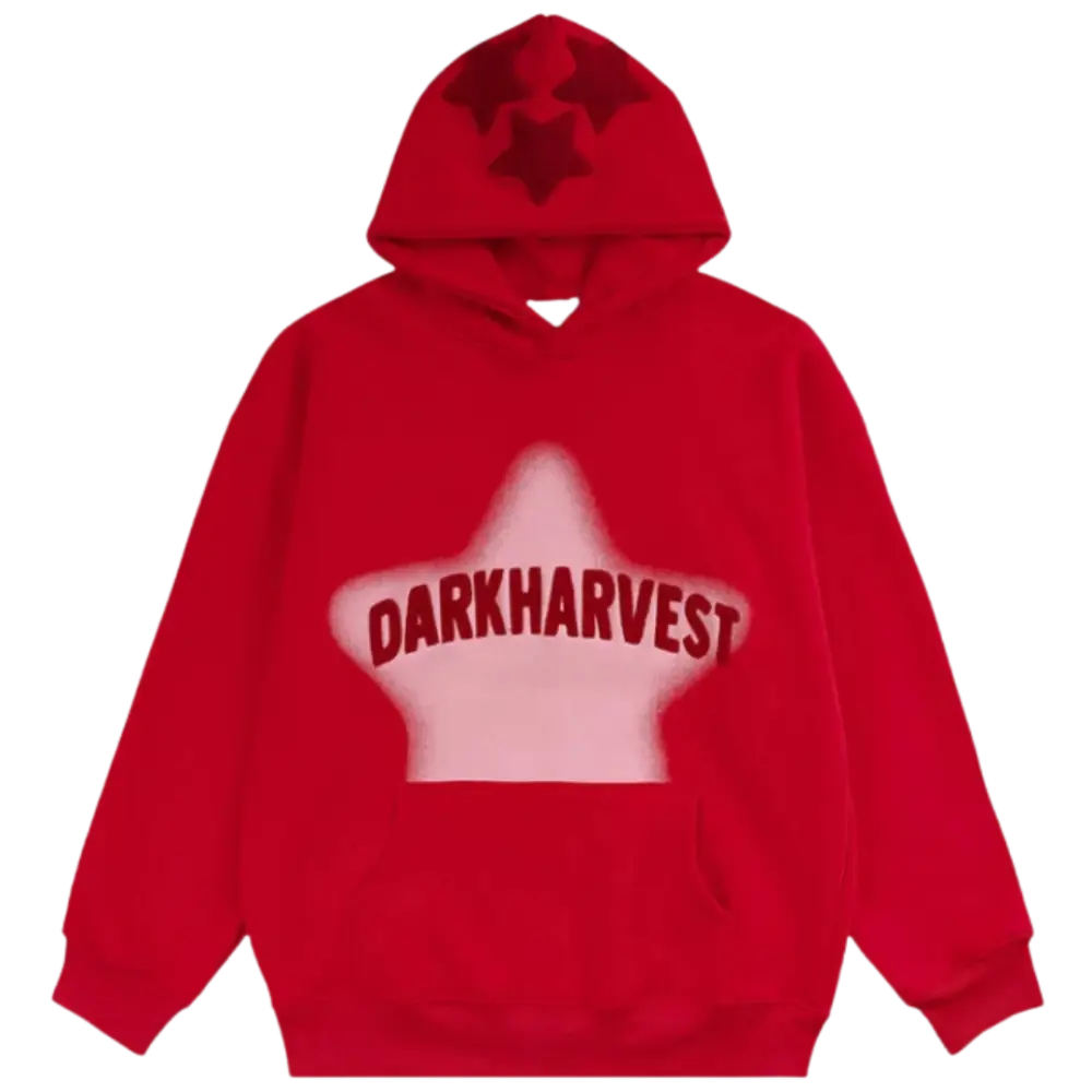 Darkharvest hoodie y2k - red / s