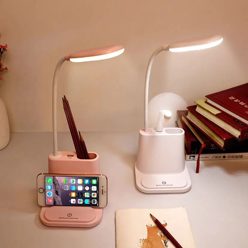 Aesthetic y2k desk lamp with fan for study and office