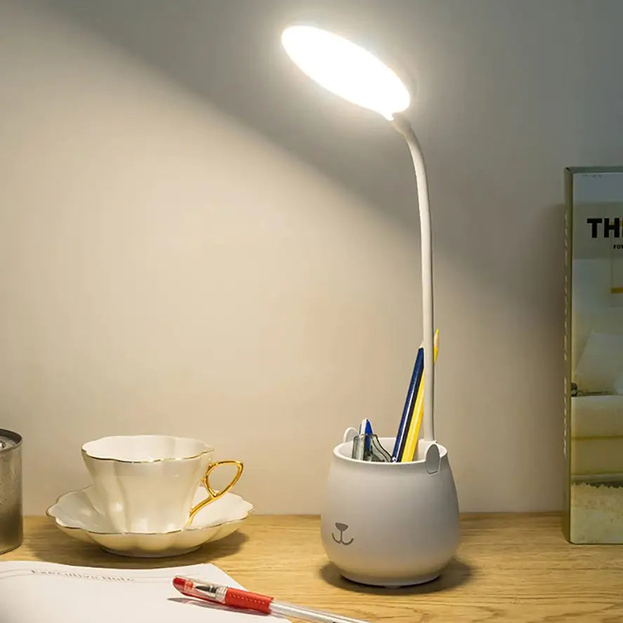 Y2k aesthetic desk lamp with pen holder for your study