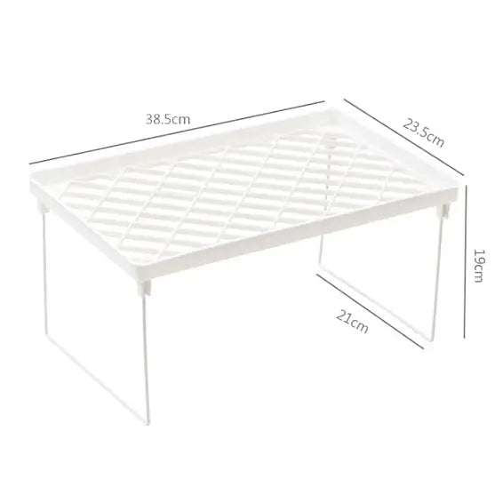 Aesthetic desktop storage shelf for organized workspaces - large