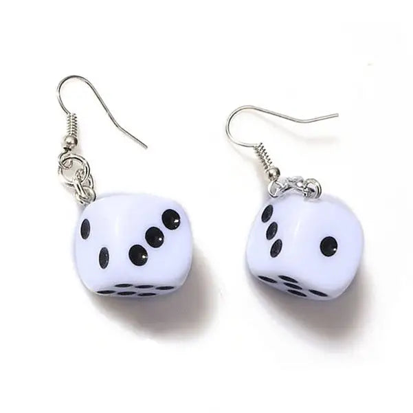 Dice earrings - earrings