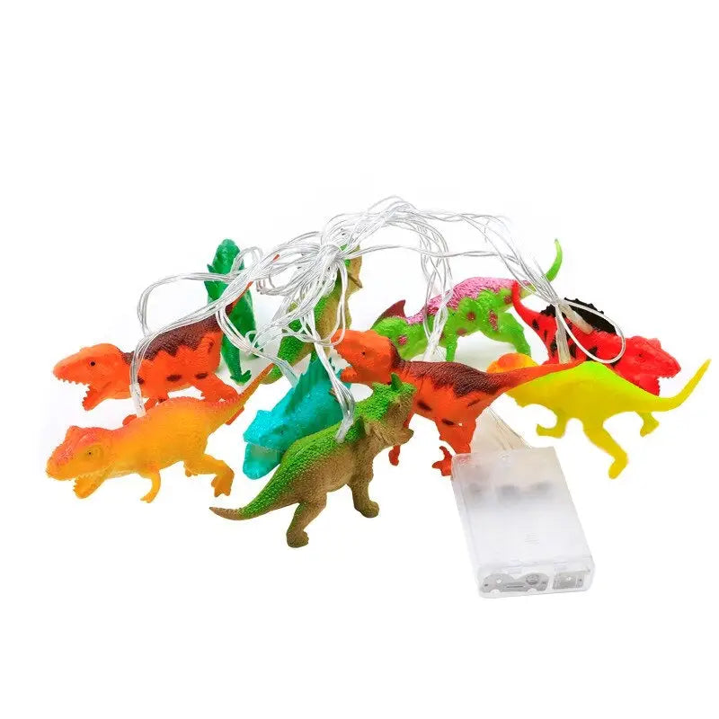 Aesthetic dinosaur string lights for a fun room decor vibe