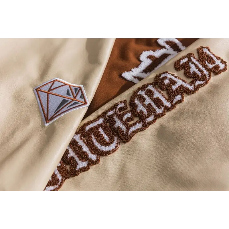 ’distant’ embroidery letter varsity jacket y2k - varsity jackets
