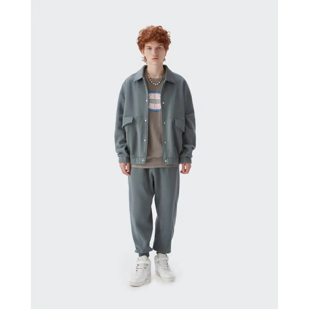 Doer jacket y2k - gray blue / m