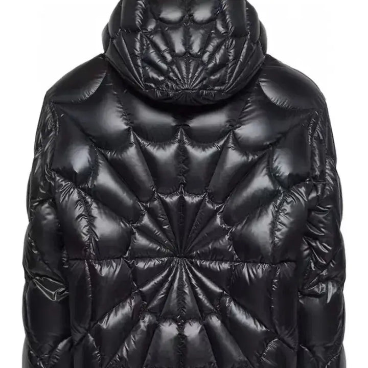 Y2k spider web style coat for men