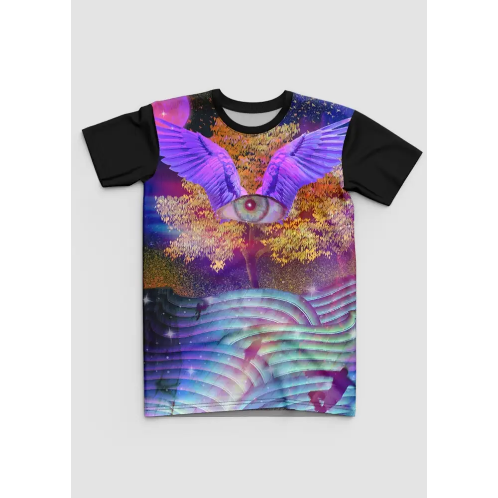 Dreamcore guardian graphic t-shirt - xs - all over print t-shirt for men (t45)