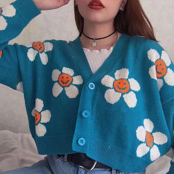 Dreams of daisies cardigan