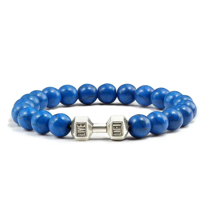 Dumbbell volcanic bracelets y2k - dark blue s