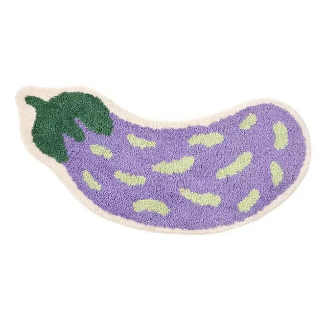 Stylish eggplant rug for trendy y2k decor