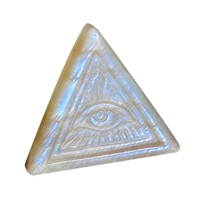 Evil eye moonstone for aesthetic room decor and protection from negativity