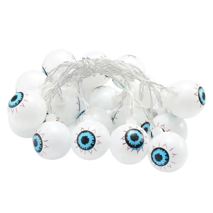 Eye ball string lights for spooky room decor