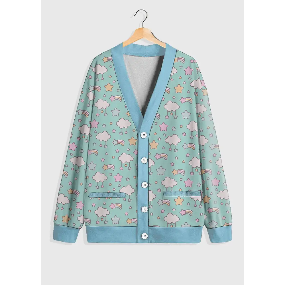 Fairy kei pastel cardigan for kawaii fashion lovers - s