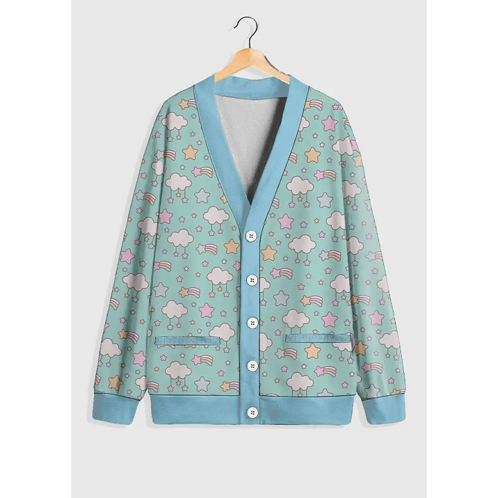 Fairy kei pastel cardigan for kawaii fashion lovers - s