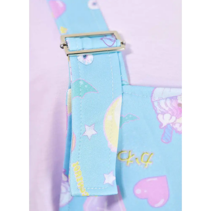 Fairy kei overalls inspired by y2k fashion charm - women overalls