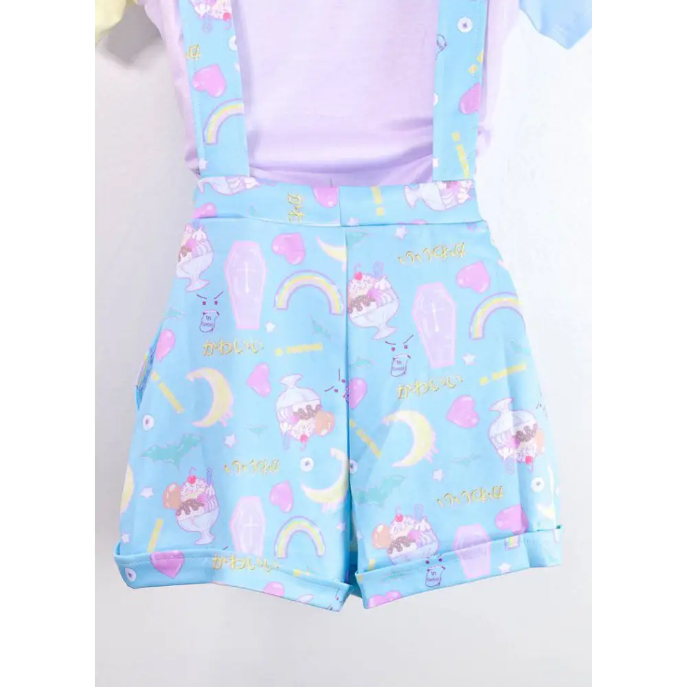 Fairy kei overalls inspired by y2k fashion charm - women overalls