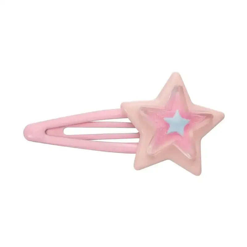 Fairy kei sweet star hair clips - colorful and cute decoration accessories