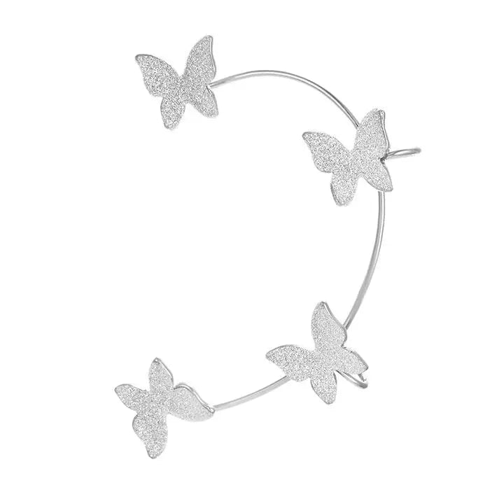 Butterfly ear cuff for unique apparel and accessories - left / 3 - earrings