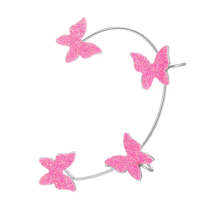 Butterfly ear cuff for unique apparel and accessories - left / 5 - earrings