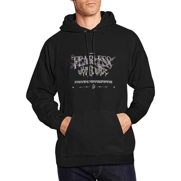 Weirdcore aesthetic hoodie with edgy graphics and abstract designs - all over print for men (h13)