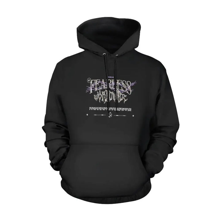 Weirdcore aesthetic hoodie with edgy graphics and abstract designs - all over print for men (h13)