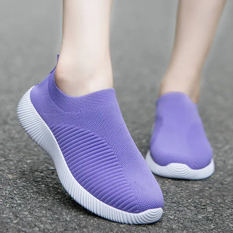 Y2k everyday solid sneakers for timeless streetwear style - purple / 35