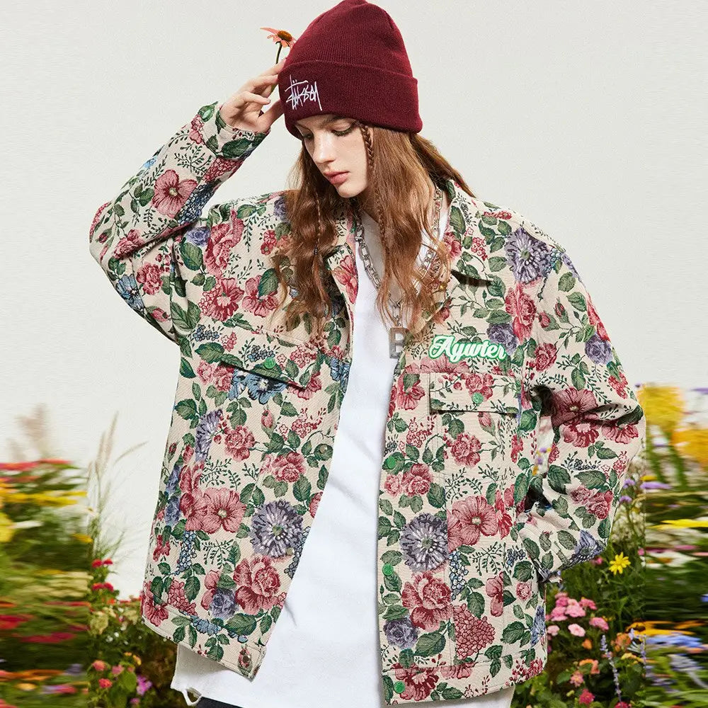 Flower garden jacket y2k - jackets